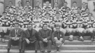 Sagrado Corazón. El equipo del interior del país que realizó la primera gira internacional de rugby por Europa.