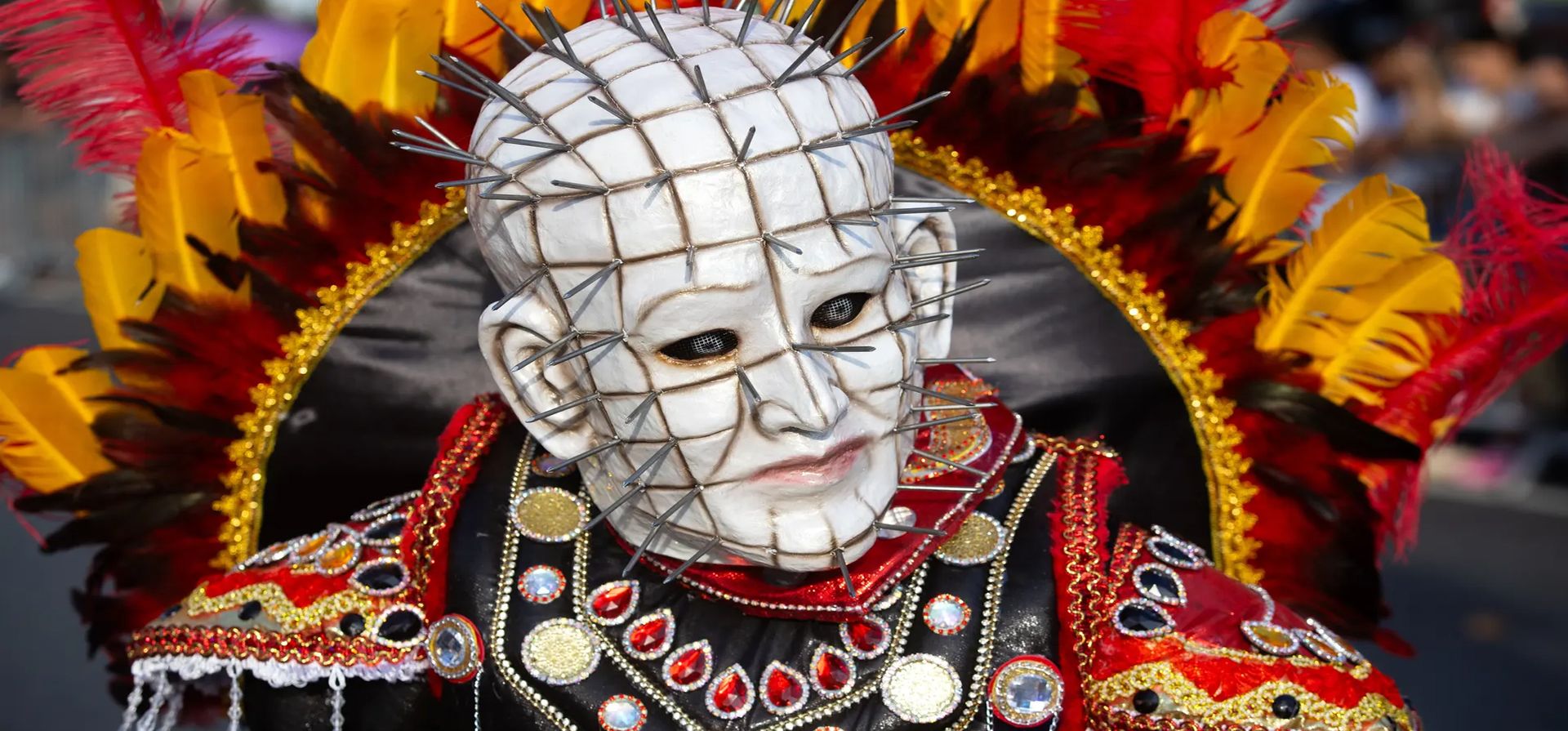 Un comparsador participa en el Carnaval del Distrito Nacional, Santo Domingo, República Dominicana. Fotografía: Orlando Barría/EPA Un comparsador participa en el Carnaval del Distrito Nacional, Santo Domingo, República Dominicana. Fotografía: Orlando Barría/EPA