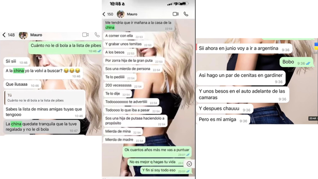 Chats intimos entre Wanda e Icardi, filtrados en LAM