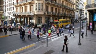 La zona donde se retiró el bolso con dinero.