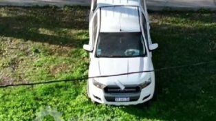 Camioneta peritada.