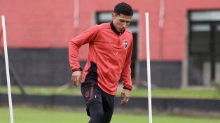 Quiere volver. Iván Gómez entrena en Bella Vista y busca su puesta a punto.