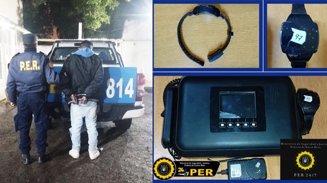 El hombre de 30 años se encontraba a 100 del rango de monitoreo de la tobillera electrónica