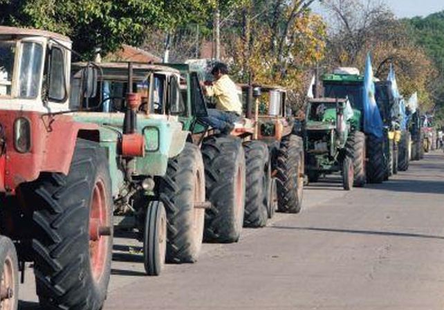 Tractorazo: “En el norte de Santa Fe, hoy no es rentable producir nada”