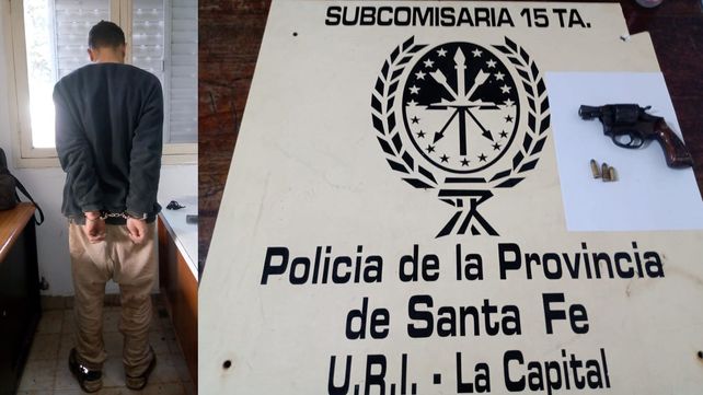 El joven delincuente quedó detenido en la ciudad de Santo Tomé