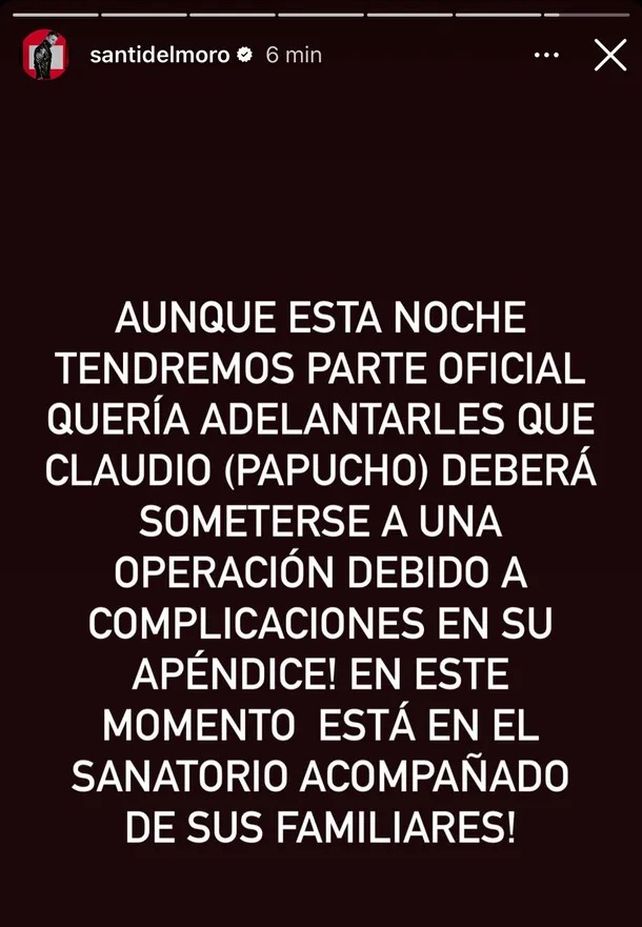 El comunicado de Santiago Del Moro