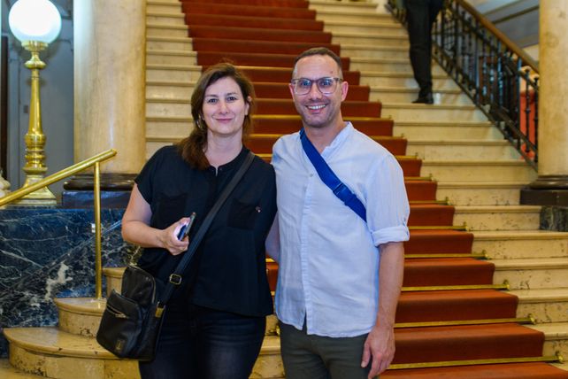 Anabel Barbosa y Germán Roffler.  