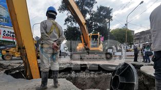 Corral sobre el nuevo socavón: “Por suerte, no está en riesgo la cloaca máxima”