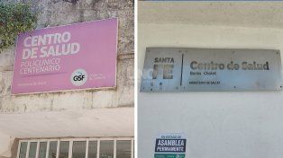Los centros de salud: Policlínico Centenario y de barrio Chalet.