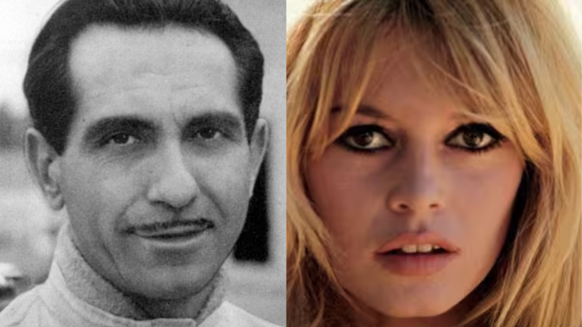 El piloto argentino tuvo un breve pero intenso romance con la actriz francesa