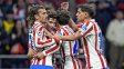 Con presencia argentina, el Atlético de Madrid superó al Levante