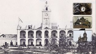 Historia pura: tras 125 años, el reloj del Cabildo de Santa Fe vuelve a su lugar