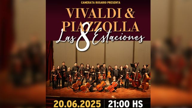 La Camerata Rosario presenta: Vivaldi & Piazzolla: las ocho estaciones en Santa Fe