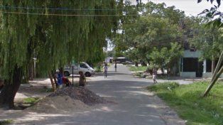 La zona donde el chico resultó herido de bala.