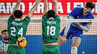 La Selección Argentina de vóley venció con autoridad a Bulgaria en el cierre de la fase de grupos de la VNL.