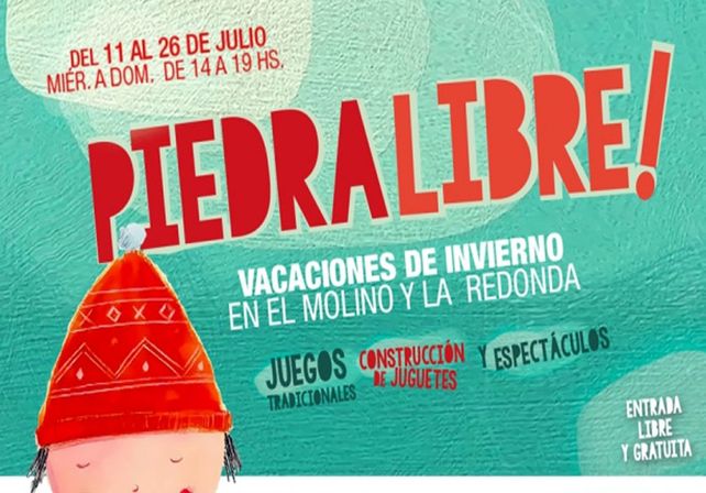 ¡Piedra libre! Vacaciones de Invierno en El Molino y La Redonda
