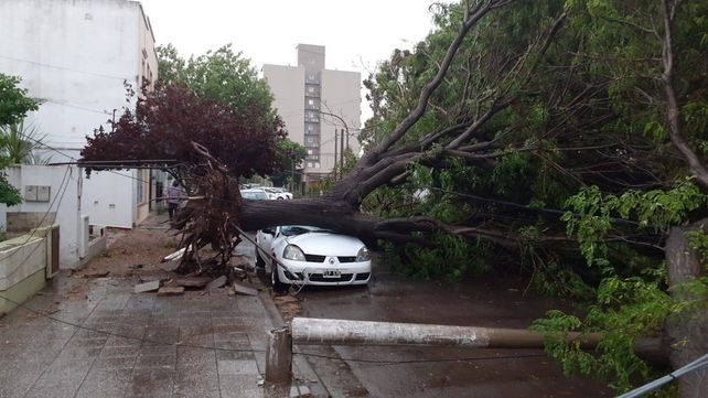 Tremendos destrozos en Córdoba por un temporal con ráfagas de 100 km