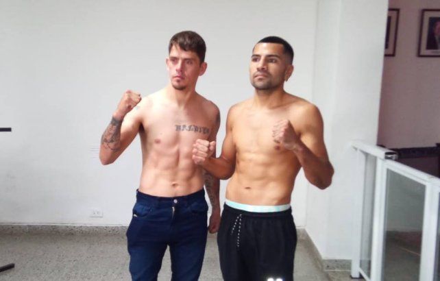 El Maldito Simiand (izquierda) y el Gallo Ayrton Segovia pelearán en la capital entrerriana.