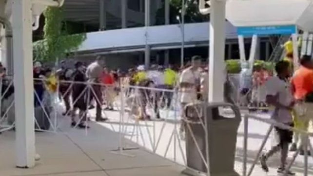 La previa de la final estuvo caliente por los incidentes.