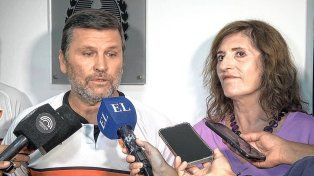 Cristian Caminiti y Adriana Molina presentaron el evento de fútbol a desarrollarse el CEF 29 de avenida Galicia.