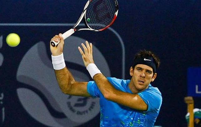 Del Potro venció a Baghdatis y avanzó en Dubai