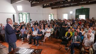 Fernández participó en el Cabildo de Luján de la firma del compromiso “Ni un pibe ni una piba menos por la droga”.