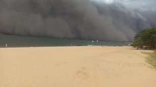 Una gigantesca tormenta de cenizas afectó a Corrientes y Misiones