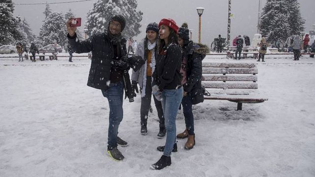 Intensas nevadas en los principales destinos turísticos de la Patagonia