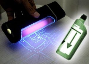 Desarrollan una tinta invisible multicolor que solamente es visible bajo luz ultravioleta