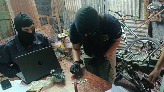 Operativo antidrogas en Victoria desbarató un punto de venta