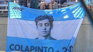 Colapinto agradece el banderazo de los argentinos: Son unos genios totales