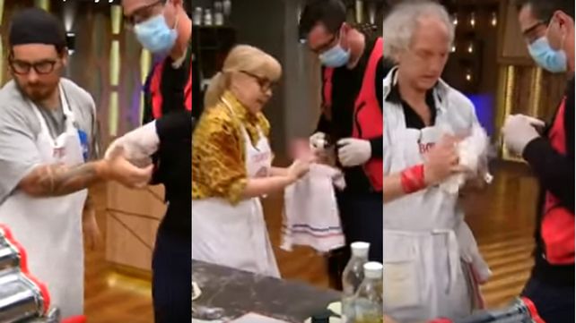 Se les fue la mano y tres participantes sufrieron accidentes en MasterChef