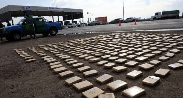 Incautaron en la autopista Rosario-Santa Fe una carga de 470 kilos de marihuana