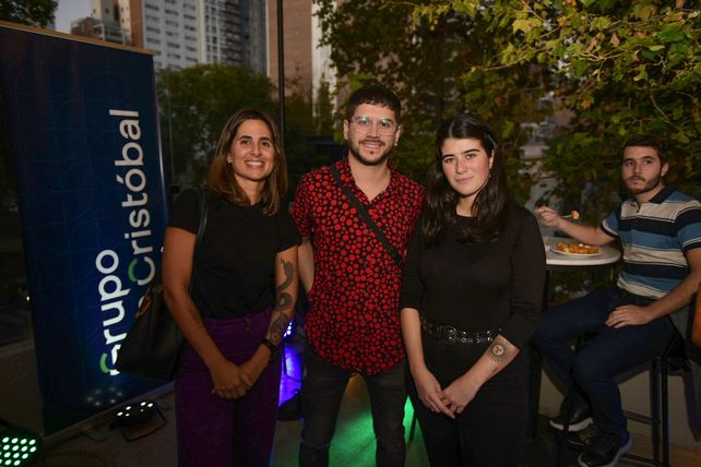 Carolina Riganti, Emanuel Bernard y Aimará Ferro