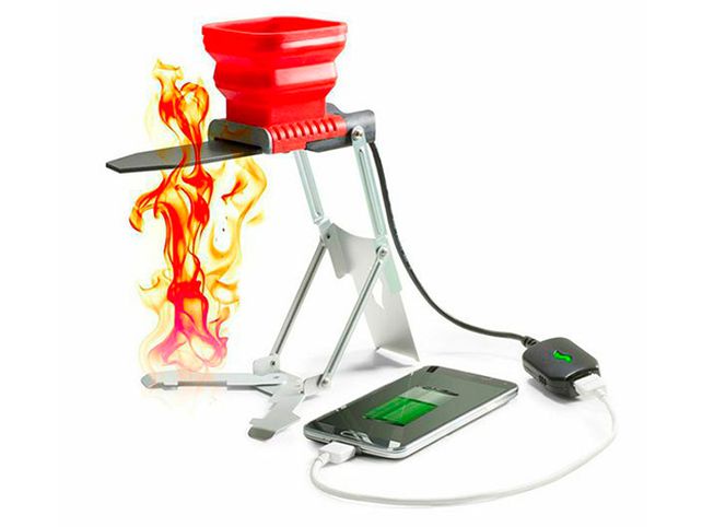 Cargá tu celular con fuego
