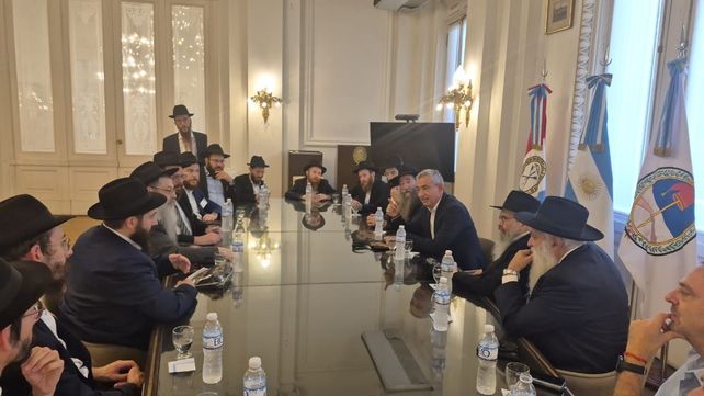 Rabinos de Jabad de todo el país se reunieron en Rosario y fueron recibidos por Javkin