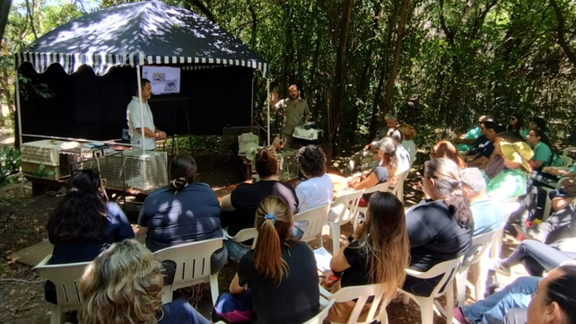 La jornada de capacitación en rescate de animales silvestres se desarrolló en el refugio MundoAparte.