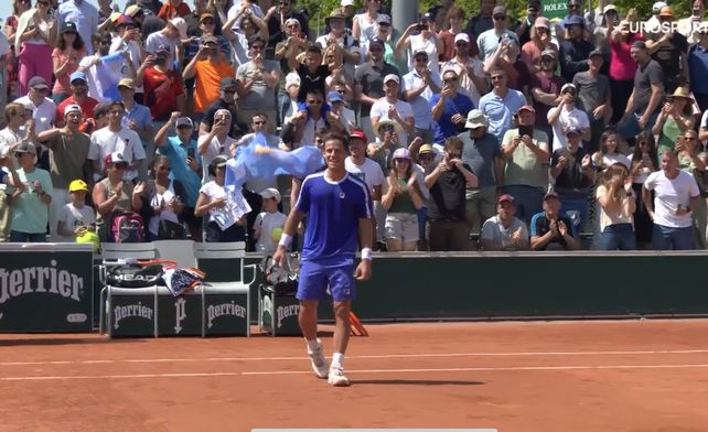 Schwartzman consiguió un triunfo liberador en Roland Garros