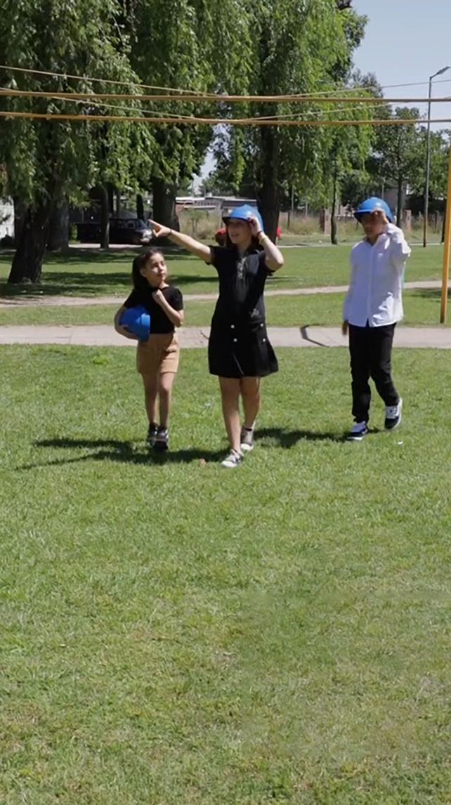 Pequeños ingenieros presentaron el plan de mejoras de espacios públicos de Granadero Baigorria