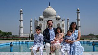 Durante la visita de la familia Vance a India el Taj Mahal también fue cerrado a los visitantes.