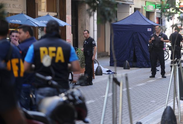 El asesinato se produjo en pleno microcentro porteño.