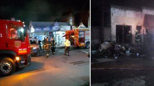 Robaron y luego incendiaron el depósito de Luis Spahn