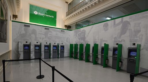 Banco Santa Fe inauguró el nuevo Lobby 24 hs en su Casa Central