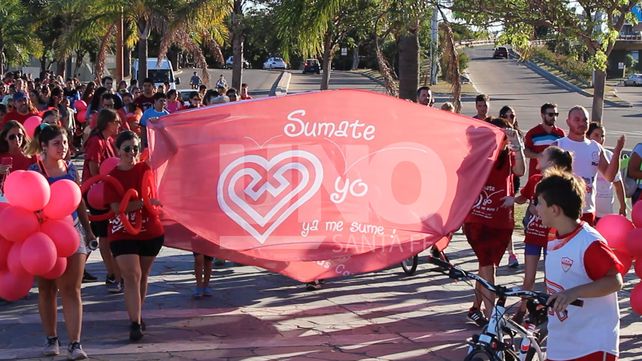 Santa Fe se movilizó por las cardiopatías congénitas