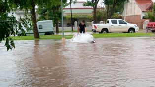 Villa Elisa se recupera del histórico temporal