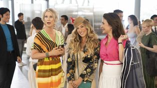 Miranda, Carrie y Charlotte en su regreso fallido a las calles de Nueva York.&nbsp; 