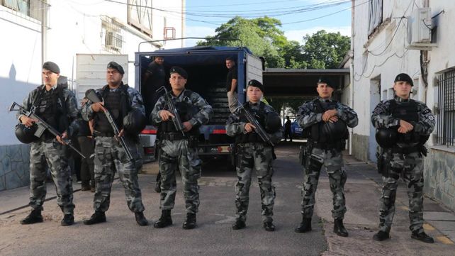 Las armas fueron trasladadas bajo un operativo especial