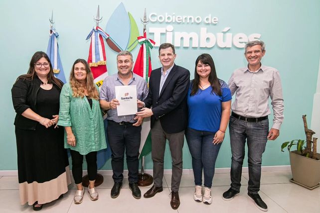 Timbúes recibió más de 23 millones para el sistema de cámaras de seguridad de la localidad