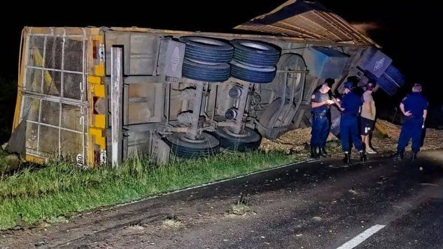 El accidente ocurrió en la Ruta 12 a la altura de La Paz.