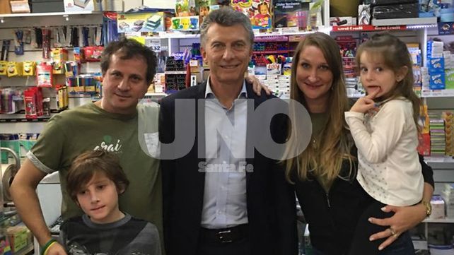 La sorpresiva e inesperada visita que recibió un santafesino de Mauricio Macri